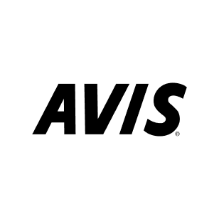 AVIS Autovermietung Logo Schwarz